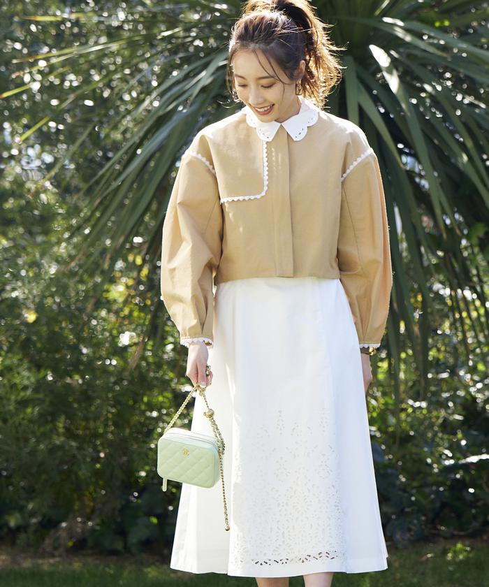 《大きいサイズ》スポ可愛いショートブルゾン《M Maglie le cassetto×冨張愛》