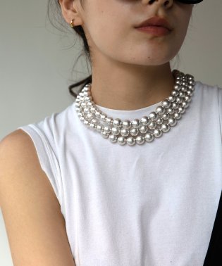 marjour/BALL CHAIN NECKLACE/504602818