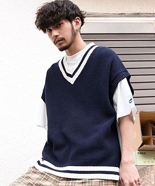 Cavaria 畦編みビッグチルデンニットベスト メンズ ブランド 大きいサイズ ベスト 大人 カジュアル ファッション ジレ 畦編み 畦 ニット ニットベスト キャバリア Cavaria Magaseek Cavaria 畦編みビッグチルデンニットベスト メンズ ブランド 大きいサイズ ベスト 大人 カジュアル ファッション ジレ 畦編み 畦 ニット ニットベスト キャバリア Cavaria Magaseek