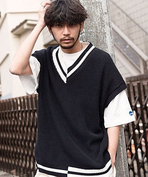 Cavaria 畦編みビッグチルデンニットベスト メンズ ブランド 大きいサイズ ベスト 大人 カジュアル ファッション ジレ 畦編み 畦 ニット ニットベスト キャバリア Cavaria Magaseek Cavaria 畦編みビッグチルデンニットベスト メンズ ブランド 大きいサイズ ベスト 大人 カジュアル ファッション ジレ 畦編み 畦 ニット ニットベスト キャバリア Cavaria Magaseek