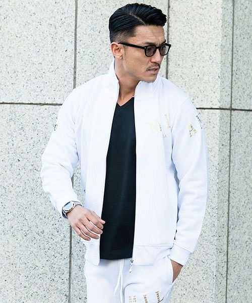 史上一番安い 大人 ブランド メンズ パーカー ロゴプリント入り鹿の子フルジップアップ Viola セットアップ可 タ フルジップ ジップアップ ストレッチ 細身 総柄 長袖 トップス Www Comisariatolosandes Com