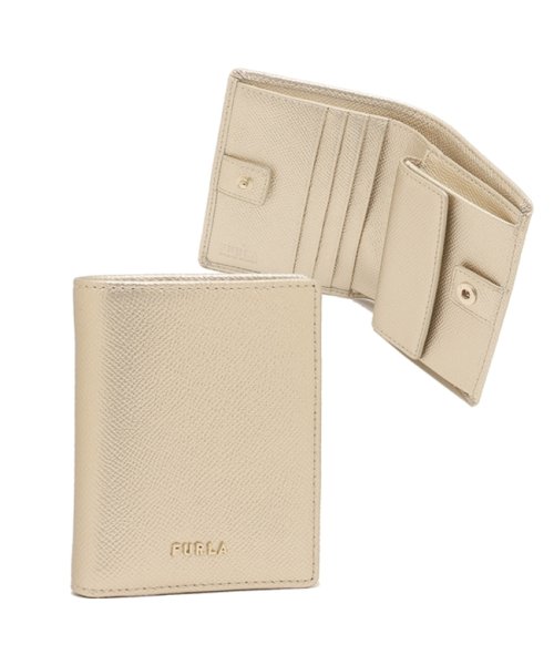 セール フルラ アウトレット 二つ折り財布 クラシック コンパクト財布 ゴールド レディース Furla Pcb9cl0 Bx0342 H8000 フルラ Furla Magaseek