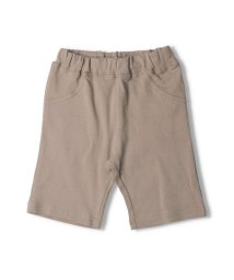 LB CLUB(エルビークラブ)/【子供服】 LB CLUB (エルビークラブ) ストレッチリップル無地５分丈ハーフパンツ 80cm～130cm S37153/ブラウン