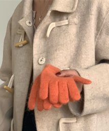 aimoha(aimoha（アイモハ）)/韓国風ウール手袋 手袋 レディース かわいい ウール 暖かい/オレンジ