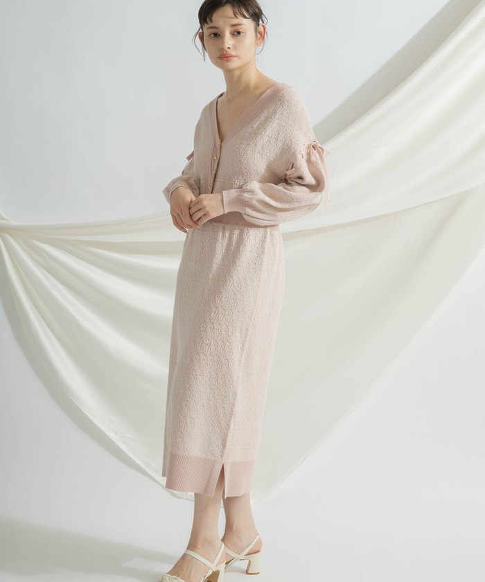 pinkygrace continental ワンピース ビッグカラー刺繍ワンピース / GRACE CONTINENTAL | GRACE