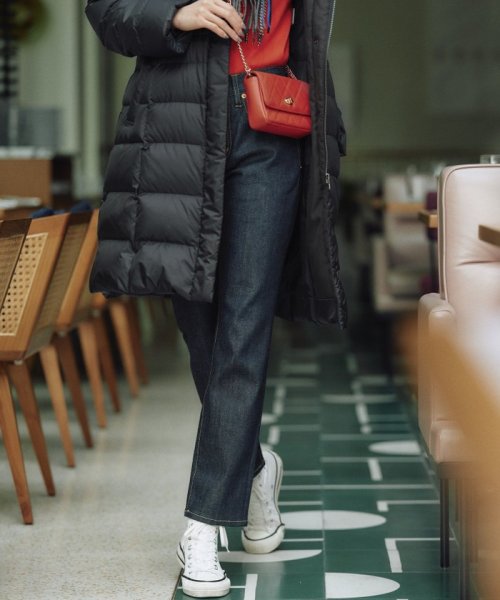 CLASSY.1月号掲載】23区DENIM ボーイフィット パンツ(504604628) 23区(大きいサイズ)(NIJYUSANKU(LARGE SIZE)) MAGASEEK ユニクロ ジーンズ ストレート 35 ブラウン系 定番