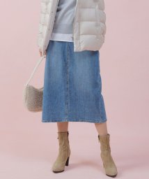 NIJYUSANKU（SMALL SIZE）(23区（小さいサイズ）)/23区DENIM ストレッチデニム スカート/スカイブルー系