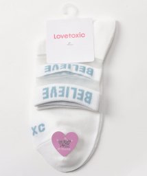 Lovetoxic(ラブトキシック)/透ラインソックス/オフホワイト