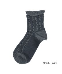 manzoku(満足)/福助 公式 靴下 レディース 満足 調温 スパイラル ショート丈 3145－41k<br>22－24cm ライトイエロー 婦人 女性 フクスケ fukuske/ブルー