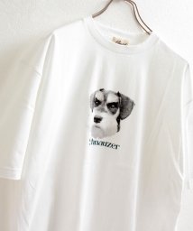 GLOSTER(GLOSTER)/【人気NO.1ヒットシリーズ】DOG&CAT 犬猫オーバーサイズTシャツ/ホワイト系その他4