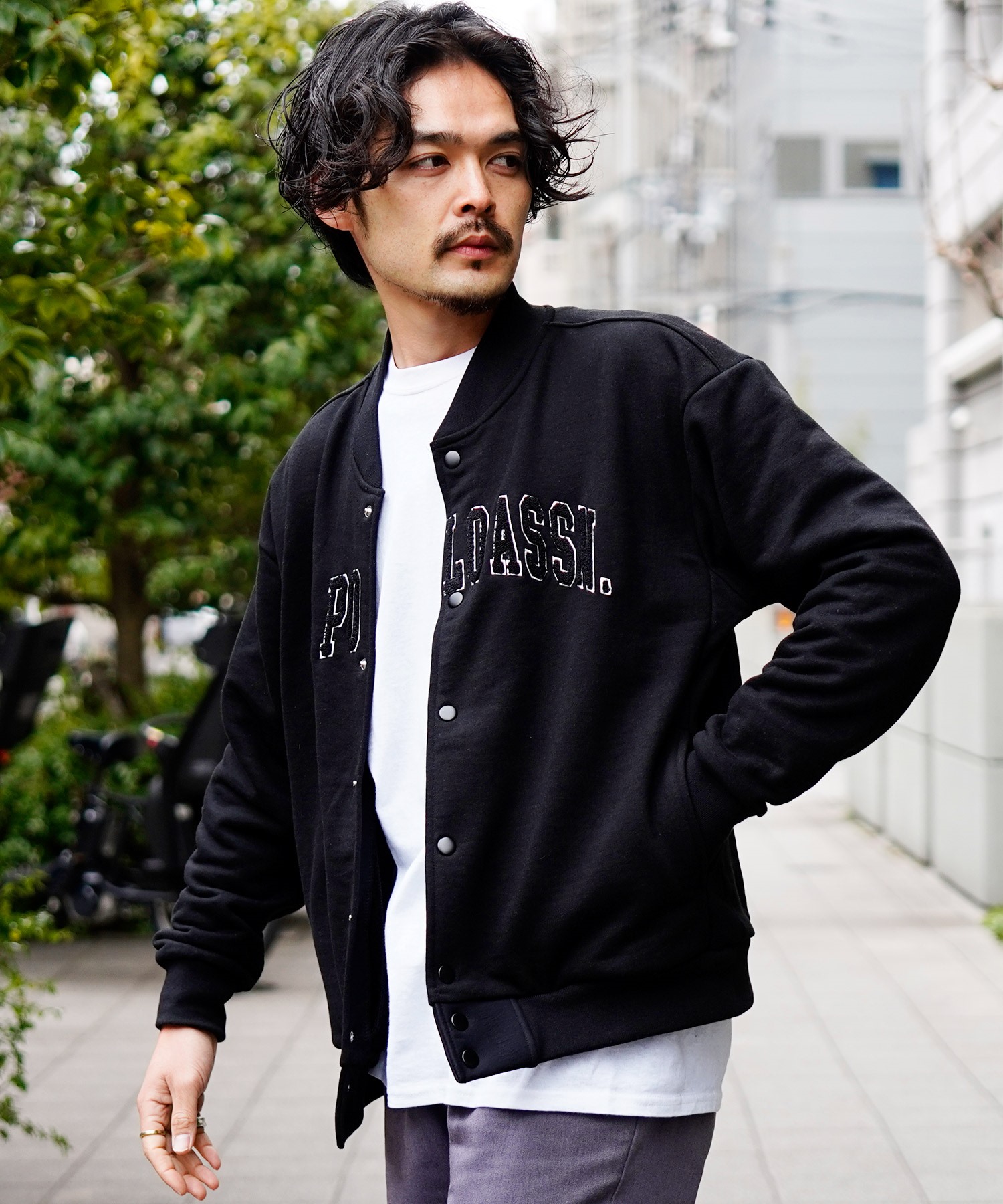 US.POLO ASSN.別注カットスタジャン / スタジャン メンズ ジャケット スタジアムジャンパー ブルゾン アウター