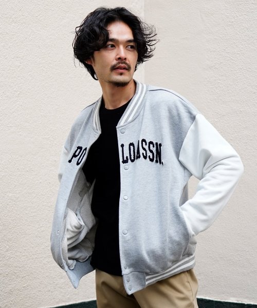 Us Polo Assn 別注カットスタジャン スタジャン メンズ ジャケット スタジアムジャンパー ブルゾン アウター ジギーズショップ Jiggys Shop Magaseek