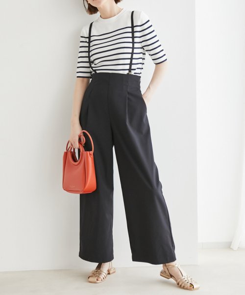 ハイウエストサス付きパンツ ロペピクニック Rope Picnic Magaseek