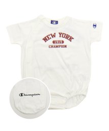 CHAMPION(チャンピオン)/チャンピオン半袖ロンパース/champion/ホワイト