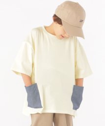 SHIPS KIDS(シップスキッズ)/SHIPS KIDS:＜UVカット＞オーガニック コットン サイド ポケット TEE(100～130cm)/ナチュラル