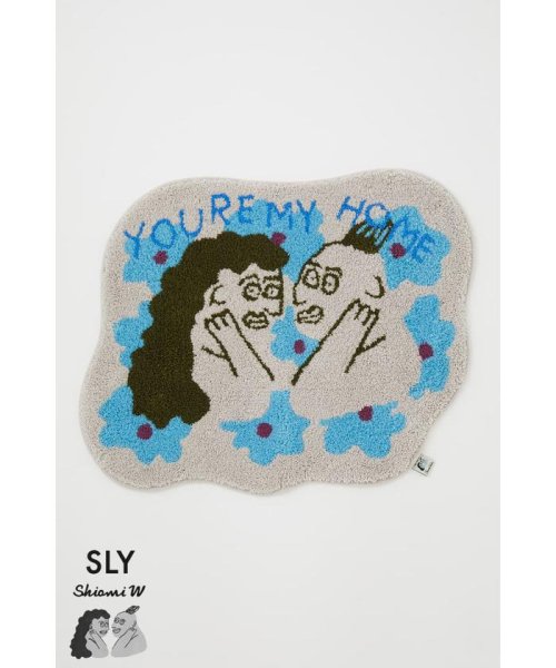 SLY(スライ)/SHIOMIWADA x SLY RUG/M/GRY7