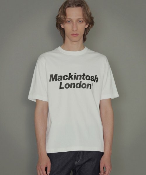 MACKINTOSH LONDON(MACKINTOSH LONDON（メンズ）)/ロゴプリントTシャツ/ホワイト