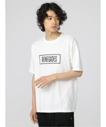 semanticdesign(セマンティックデザイン)/ロゴ クルーネック ルーズ 半袖 メンズ Tシャツ カットソー カジュアル インナー ビジネス ギフト プレゼント/ホワイト