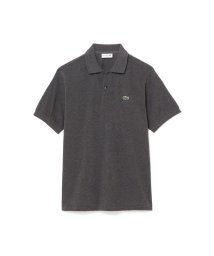 LACOSTE Mens(ラコステ　メンズ)/『L1264』定番半袖ポロシャツ（杢糸）/チャコールグレー