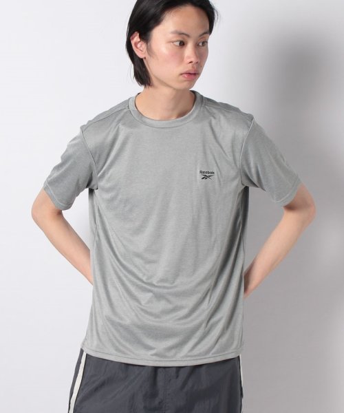 VacaSta Swimwear(men)(バケスタ　スイムウェア（メンズ）)/【REEBOK】カチオンスムース半袖Tシャツ/杢グレー