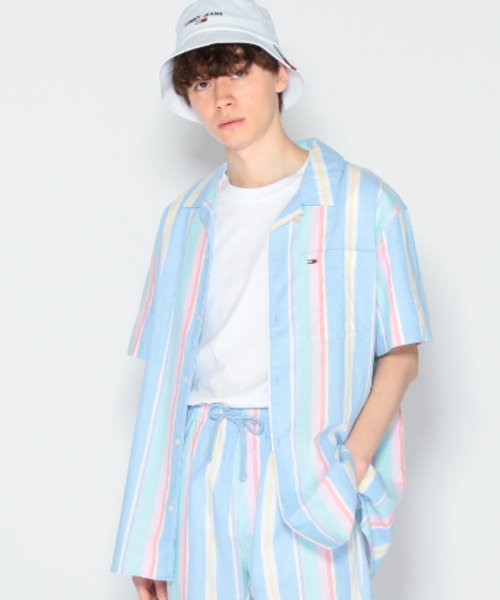 TOMMY JEANS(トミージーンズ)/Pastel Collection ストライプシャツ/マルチ
