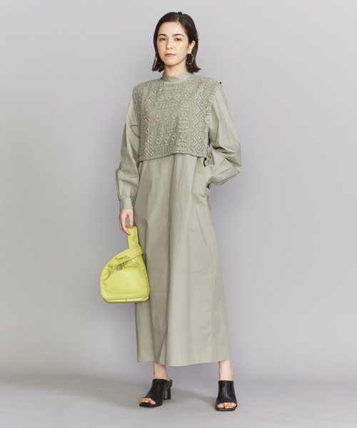 セール By レースベスト レイヤードワンピース 2way ウォッシャブル ビューティアンドユース ユナイテッドアローズ Beauty Youth United Arrows Magaseek