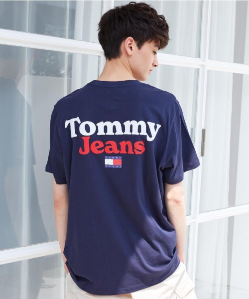TOMMY JEANS(トミージーンズ)/TJM BACK GRAPHIC TEE/ネイビー 