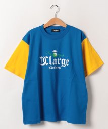 XLARGE KIDS(エクストララージ　キッズ)/2トーンロゴ半袖Tシャツ/ブルー