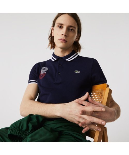 ローラン ギャロス イニシャルプリントポロシャツ ラコステスポーツ メンズ Lacostesports Mens Magaseek
