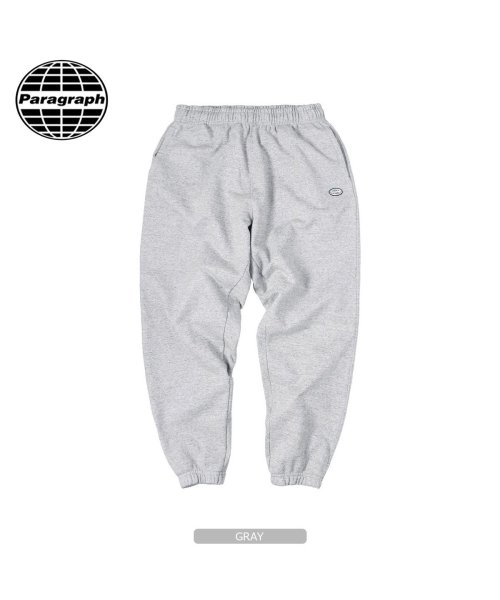 1111clothing(ワンフォークロージング)/パラグラフ スウェットパンツ パンツ ブランド 正規品 ◆Paragraph Cotton Set－up Pants◆ メンズ レディース ボトム ボトムス ヘ/グレー