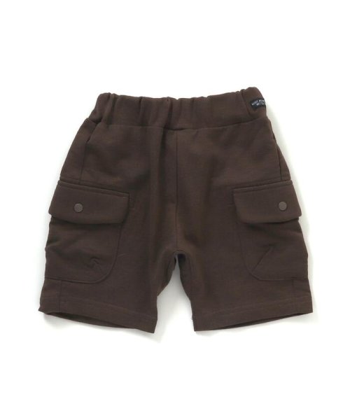 F.O.KIDS(エフオーキッズ)/サイドポケットカットパンツ  5分丈/チャコール