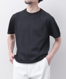 Stutostein(シュテットシュタイン)/ホールガーメントニットTシャツ(抗菌、消臭機能素材）日本製/ブラック