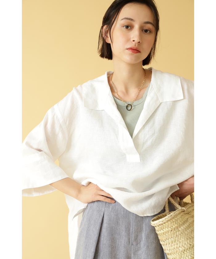 セール】◇ハードマンリネンセーラーカラーブラウス(504614908