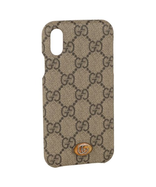 GUCCI(グッチ)/GUCCI グッチ OPHIDIA オフィディア iPhone X/XS 対応 CASE スマホケース iPhoneケース アイフォンケース/ベージュ