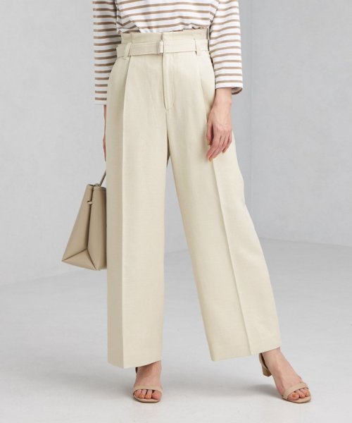 セール ツイーディ スラブ ワイドパンツ グリーンレーベルリラクシング Green Label Relaxing Magaseek