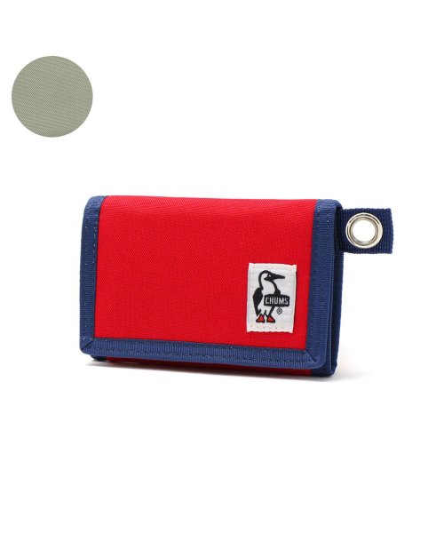 CHUMS(チャムス)/【日本正規品】 チャムス 財布 CHUMS Recycle Small Wallet リサイクルスモールウォレット 三つ折り財布 小銭入れ CH60－3142/レッド