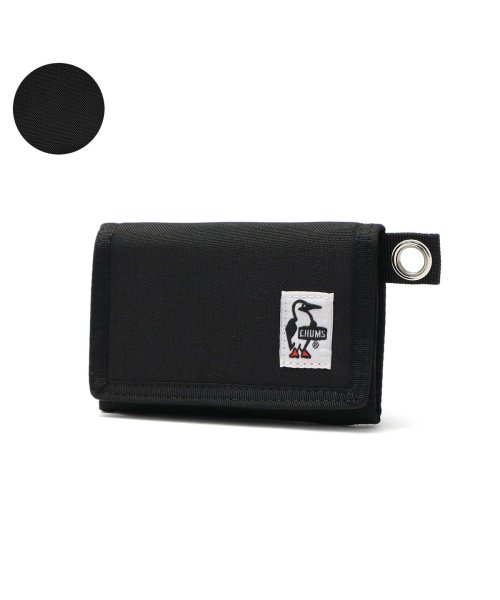 CHUMS(チャムス)/【日本正規品】 チャムス 財布 CHUMS Recycle Small Wallet リサイクルスモールウォレット 三つ折り財布 小銭入れ CH60－3142/ブラック