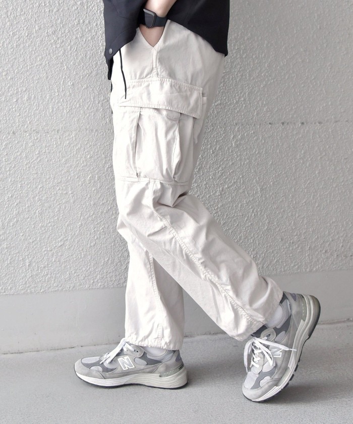 SHIPS any: BDU ライトオンスデニム カーゴパンツ◇
