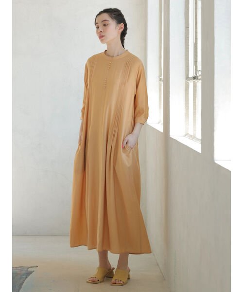 Escar ピンタックワンピース グリーンパークス Green Parks Magaseek Escar ピンタックワンピース グリーンパークス Green Parks Magaseek