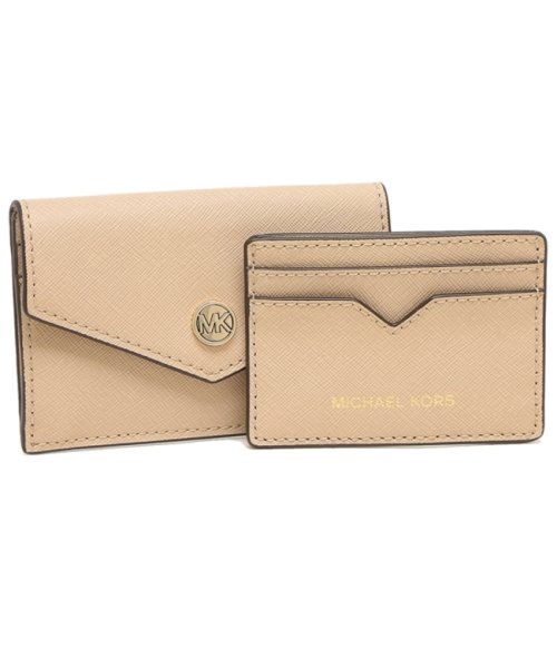 セール マイケルコース アウトレット カードケース ミニ財布 ベージュ レディース Michael Kors 35h1ggfd1l Bisque マイケルコース Michael Michael Kors Magaseek