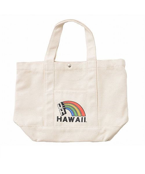 Kahiko University Of Hawaiiトートバッグ カヒコ メンズ ミニバッグ キャンバス生地 ロゴ 鞄 カバン 虹 ハワイ 西海岸 ハワイ大学 カヒコ Kahiko Magaseek