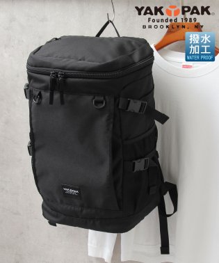 AMS SELECT/YAKPAK ヤックパック 撥水加工 ボックス型 バックパック リュック 大容量 通勤 通学 旅行 アウトドア 仕事 学校 A4収納 PC収納/504616154