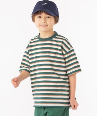 SHIPS KIDS/SHIPS KIDS:リサイクル コットン ボーダー TEE(100～130cm)/504616915