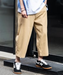 Rocky Monroe/クロップドパンツ シェフパンツ 7分丈 ひざ下 ゆったり 半端丈 ハーフ メンズ レディース テーパード カラーパンツ 白 無地 ストレッチツイル ゴルフ スポ/503094460