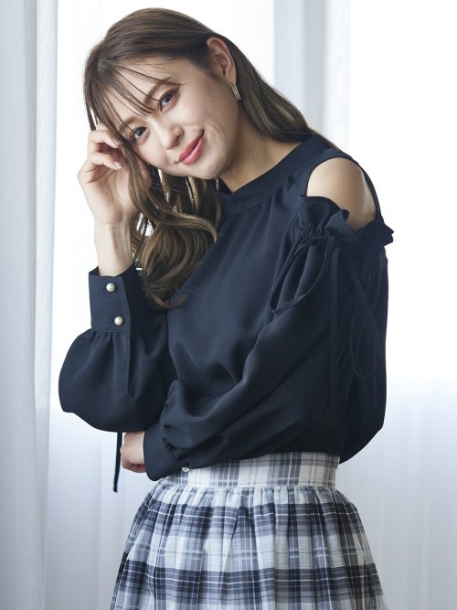 肩出しブラウス 洗濯機で洗える レディースファッション 阪急百貨店公式通販 Hankyu Fashion