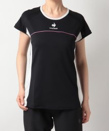 le coq sportif (ルコックスポルティフ)/【テニス】LCS TRICOLOR GAME SHIRT【アウトレット】/ブラック