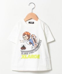XLARGE KIDS(エクストララージ　キッズ)/【オンライン限定】スケボーファニーゴリラ半袖Tシャツ/ホワイト