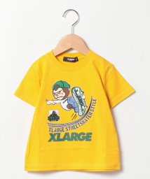 XLARGE KIDS(エクストララージ　キッズ)/【オンライン限定】スケボーファニーゴリラ半袖Tシャツ/イエロー