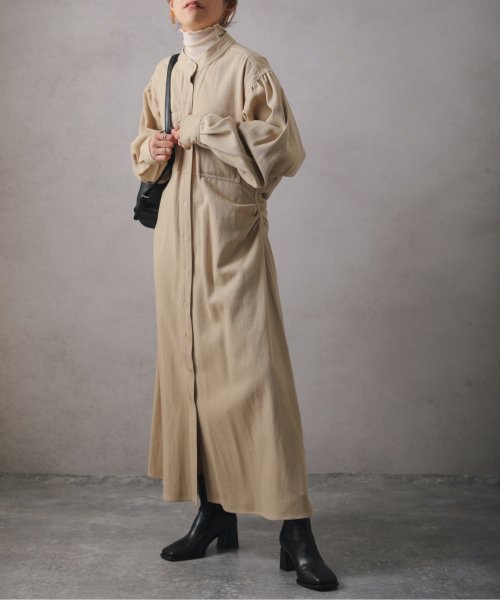 バックタックロングシャツワンピース アプレトロ Ap Retro Magaseek