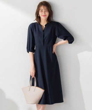 ketty/袖ボリュームVネックワンピース ≪洗濯機で洗える≫/504617612